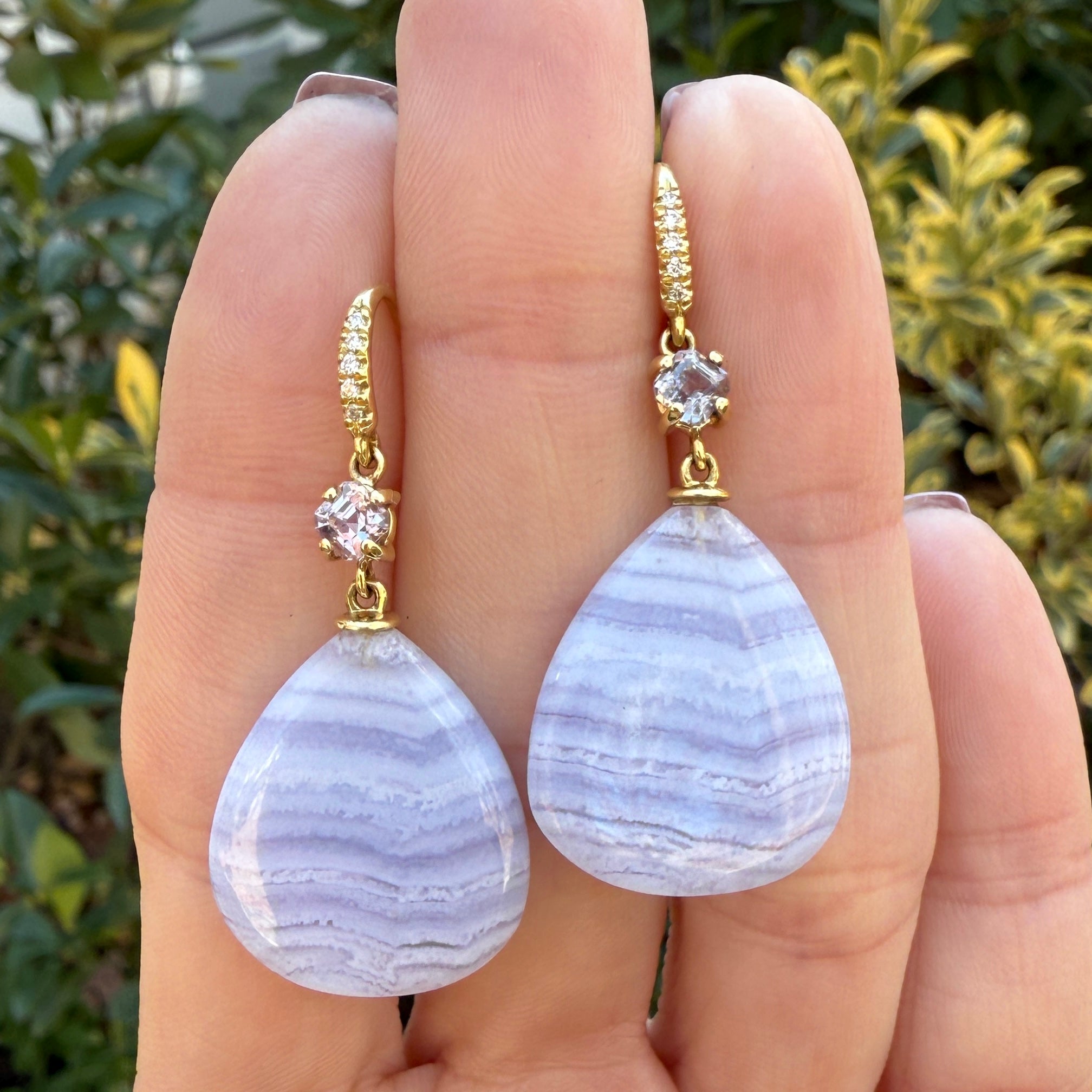 Boucles d'oreilles Pierre de Lune